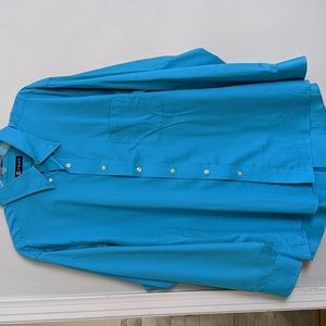 Chaps men's dress shirt blue size 17 1/2, 34/35